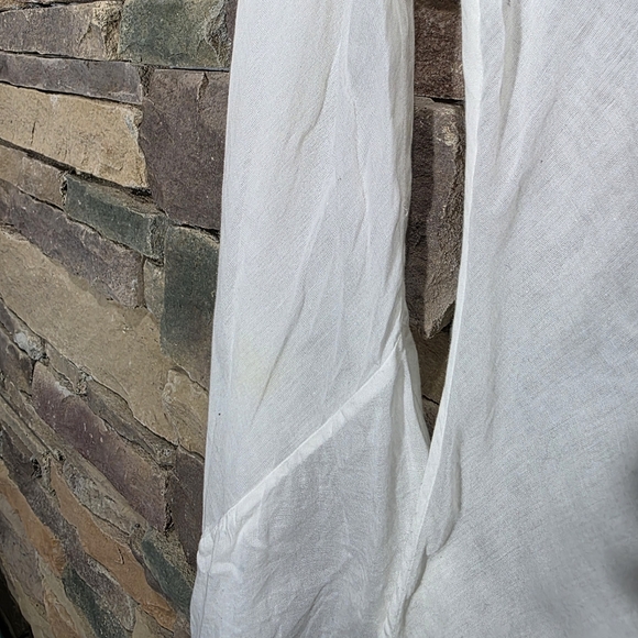 Jean Paul Gaultier Femme Sheer White Blouse Size US 8 - Picture 6 of 12